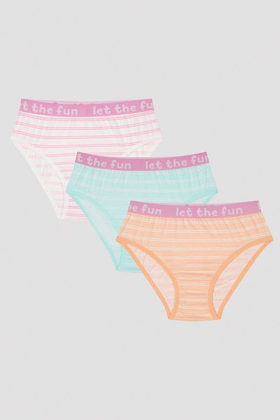 Penti سراويل داخلية سهلة الارتداء مكونة من 3 قطع للفتيات من Let The Fun