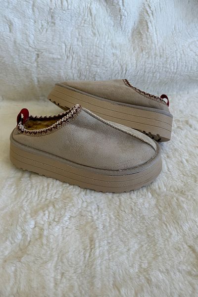 M Miel Thick Sole Striped Women's Slippers