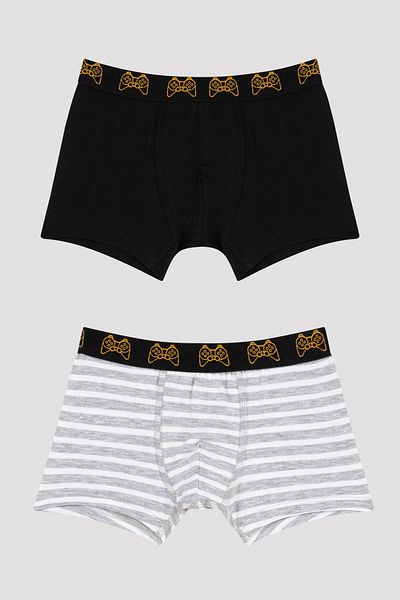Penti Multicolored Boy's Game Console Patterned 2-Piece Boxer