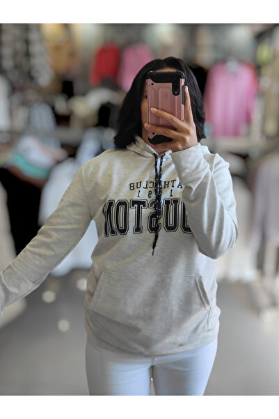 Sublime Butik Κανονικό Unisex ανοιχτό γκρι εμπριμέ φούτερ