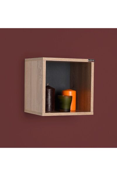 Adore Mobilya Rainbow Genç Odası Duvar Rafı - Sonoma