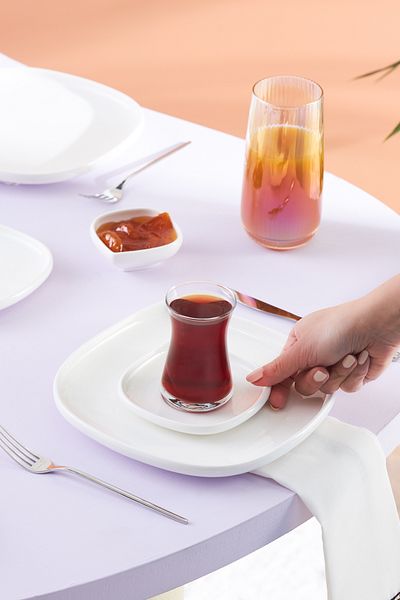 Karaca Forever Bone Oggi 26 Piece Breakfast Set for 6