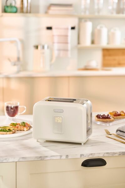 Karaca Retro Multicrust Toaster - Cream