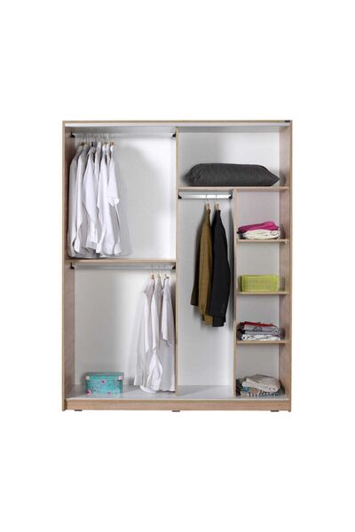 Adore Mobilya Adore Sürgü Kapılı Aynalı Gardırop Swd-716-ss-3 Sonoma