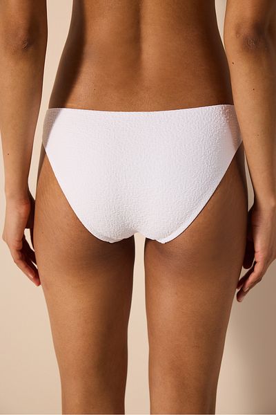 Penti Menora Side Strukturierte weiße Bikinihose