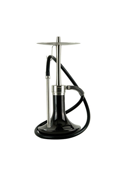 Oduman INFINITY NARGİLE - SİYAH CAM-SILVER GÖVDE