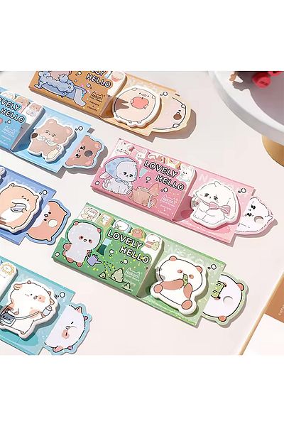 GUGUK Cute Rabbit Sticky Note Set • Index Sticker (Ggk-Ze002)