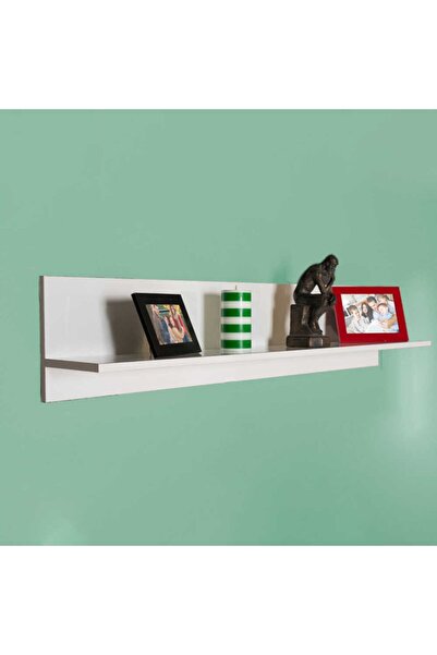 Adore Mobilya Dekoratif Duvar Rafı Raf-11-pb-1 Lake Beyaz