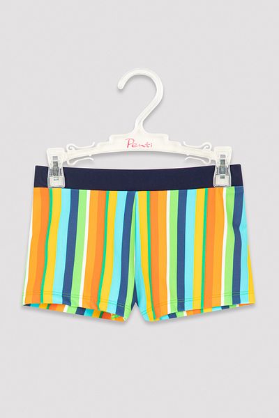 Penti Boy's Multicolored Striped Boxer Swimsuit