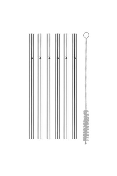 WMF Baric Steel Straws 6 Pcs 18 cm - 3201019417