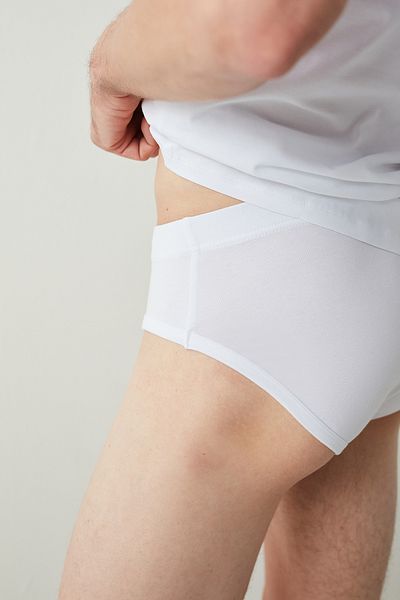 Penti Weißes 3-teiliges Slip-Höschen für Herren