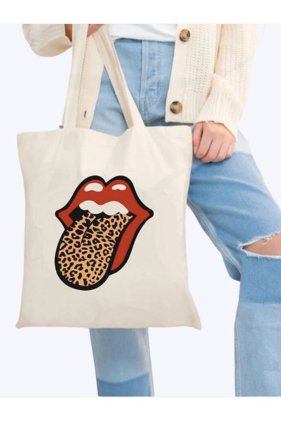 Cemira Geantă tote unisex Y2K Leopard - Geantă tote retro Pinterest