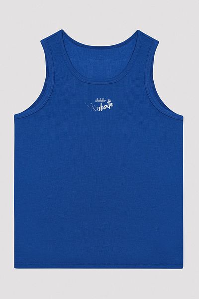 Penti Boy's Printed Blue-White 2-Piece Thermal Athlete
