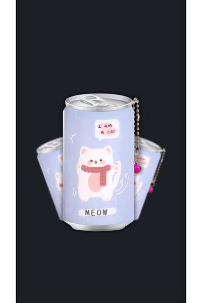 Ranüş Home 1 Cute Coke Bottle - Keychain, Wet Wipes Box Bag Ornament