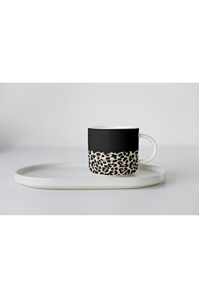 EYBaskı Tasarım نسكافيه فينكاني - بورسلين، طباعة نمط الفهد الملون