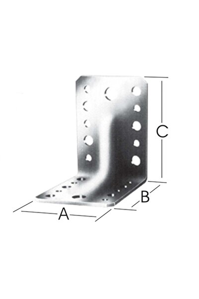 Ermo Ağır Hizmet Köşebent L Demir 80x100x100 Mm