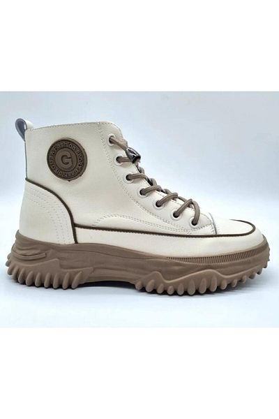 Guja 24k310-13 Γυναικείες αθλητικές μπότες με αντιολισθητική σόλα από γνήσιο δέρμα