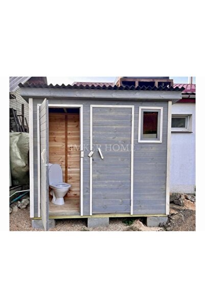 IMKER HOME Tuvaletli Kabin Bungalov Kulübe Model Ahşap Ev Ahşap Bahçe Düzenle...