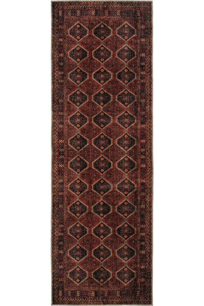 Cool Halı Private Bordo Eskitme Vintage Halı Otantik Etnik Desenli Şönil Yoll...