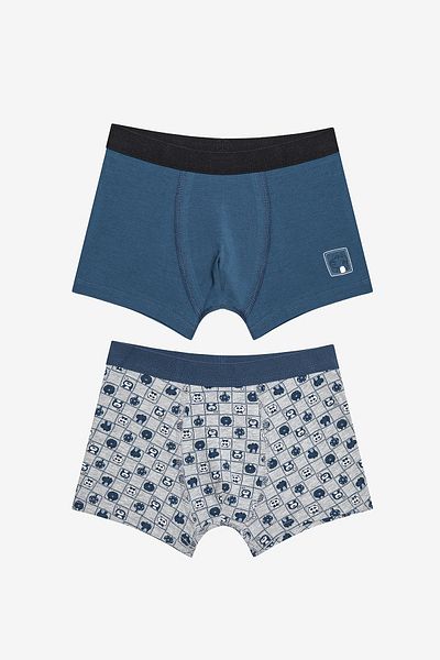 Penti Boy - Croco Patterned 2-Piece Colorful Boxer Set