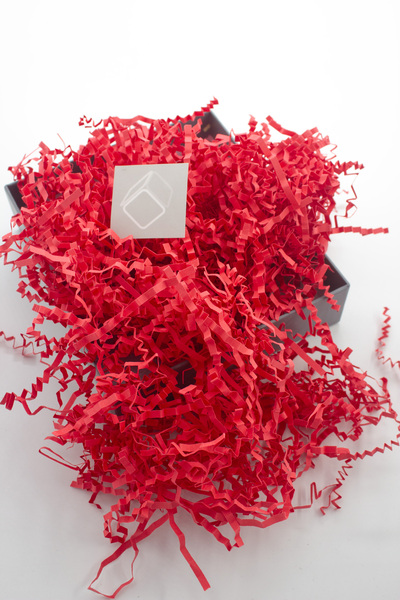 carton box Zigzag Paketleme Kağıdı Kırmızı 50 Gr.