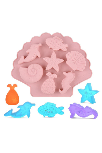 Getshopmini الايبوكسي مخلوقات البحر قالب صدف قالب هلامي قالب حجر مسحوق قالب م...