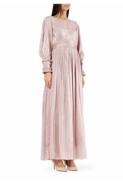 Amri Embroidered Long Dress