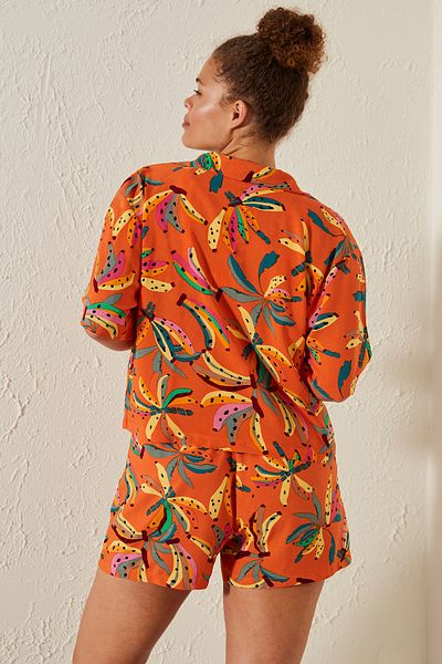 Penti Napea Flower Patterned Short Shirt
