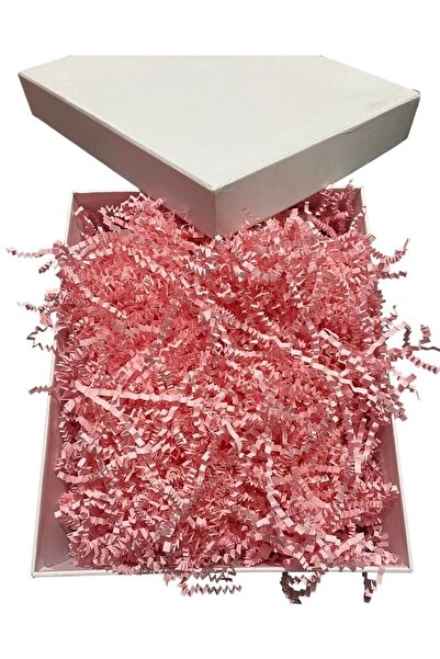 carton box Zigzag Kırpık Kağıt 50 gr. Pembe Kutu İçi Dolgu Malzemesi Pelur Kırpıntı Süs Dolgu Malzemesi