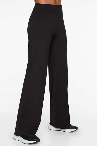 Oysho High-rise comfortlux straight-leg trousers