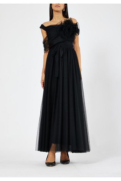 Amri Off shoulder Tulle Dress