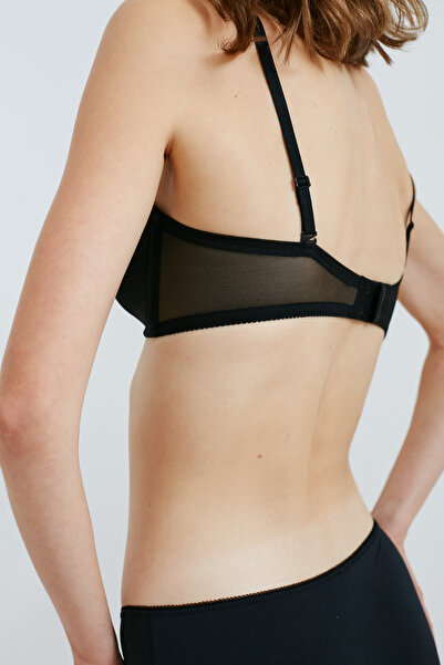 Penti Μαύρο Σουτιέν Lotus χωρίς επένδυση