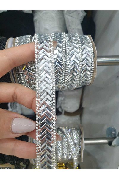 ESRA ŞELEM Silver Color Decorative Iron Strip - Clothing Accessory and Hobby
