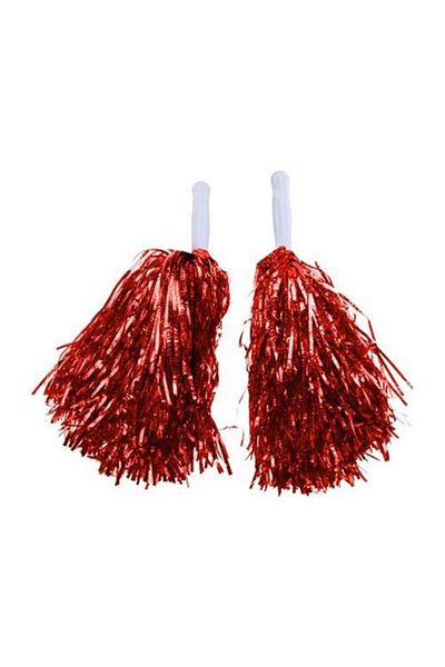 Uzay Pompom Metallized Red Animal Red
