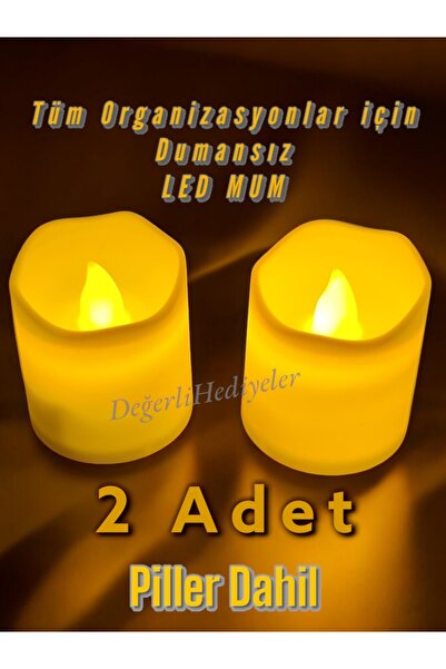 AGH Değerli Hediyeler Her Türlü Organizasyon İçin Dumansız Kokusuz Pilli Led ...