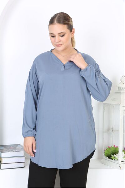 volkitolki Woven Viscose Soft Cotton Comfortable Kumas Tunic