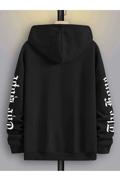 Moda Glo Πολύχρωμο BASKET Φούτερ με στάμπα Unisex Oversize με κουκούλα