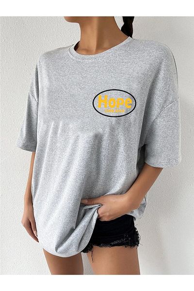 Pasage Μπλουζάκι Unisex Red Crew Neck Basic Oversize