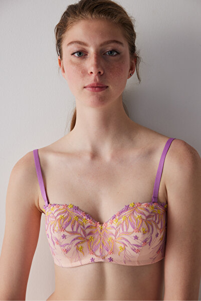 Penti Σουτιέν με φλοράλ κεντημένο Lotus