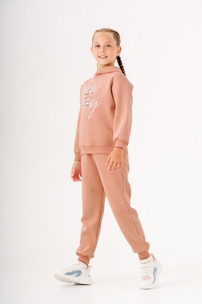 TRENDİMİZBİR Girl's It S Time to Write a New Story Printed Top and Bottom Set