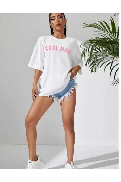 Pasage Λευκό μπλουζάκι Azurco Oversize
