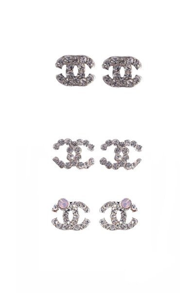 ALYA SİMİN Nail art Tırnak Süsleme Taşı 3'lü Ekonomik Paket Channel Model