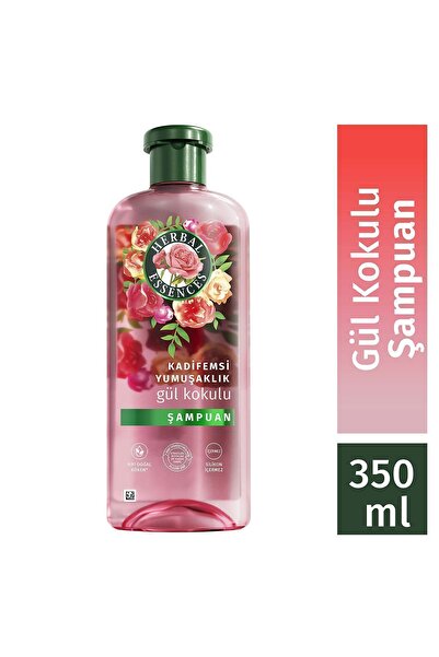 Herbal Essences شامبو تنظيف الشعر الطويل والتالف برائحة الورد اللامع - 350 مل...