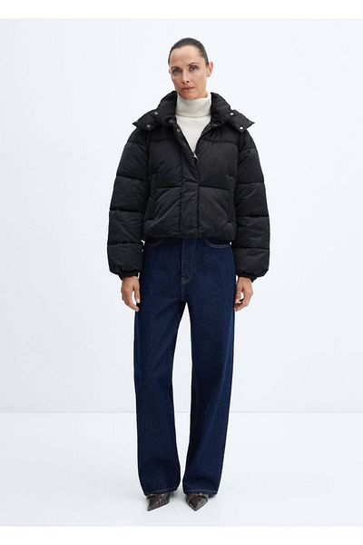 MANGO Woman Quilted short anorak