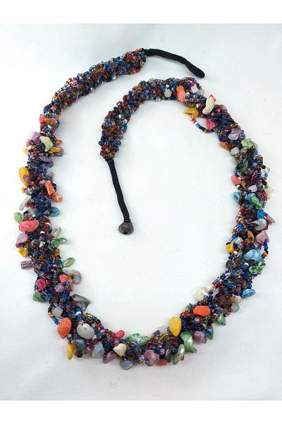 Virgo Mother of Pearl Stone Necklace