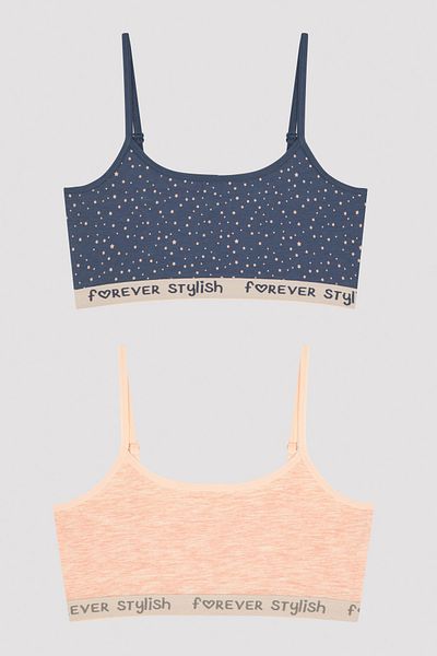 Penti Multicolored Girl's Patterned Seamless Bustier