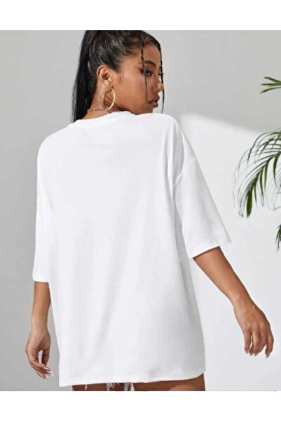 Pasage Λευκό μπλουζάκι Azurco Oversize