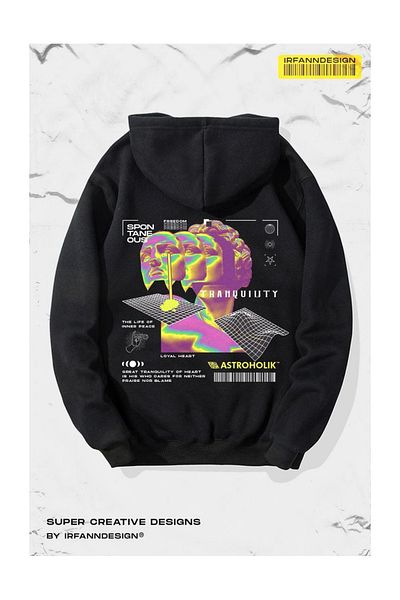 Moda Glo Γραπτό φούτερ Unisex Spontane Ous