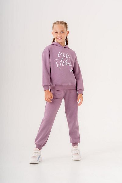 TRENDİMİZBİR Girl's It S Time to Write a New Story Printed Top and Bottom Set