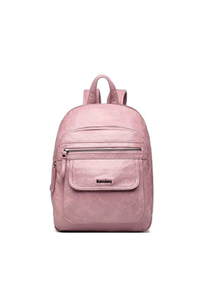 BARCELONA 21K حقيبة ظهر نسائية من الجلد متوسطة الحجم 21-K برشلونة 1856